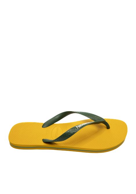 sandalo brasil logo giallo HAVAIANAS | 4110850BRASIL LOGO-1740
